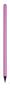 Pencil, metal pink, decorated with rose SWAROVSKI® crystal, 14 cm, ART CRYSTELLA®